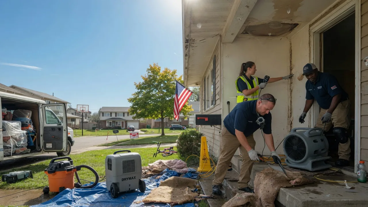 Water Damage Restoration in West Point, IL near me